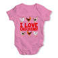 I Love Chickens! Baby Unisex Baby Grow Bodysuit