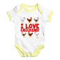 I Love Chickens! Baby Unisex Baby Grow Bodysuit