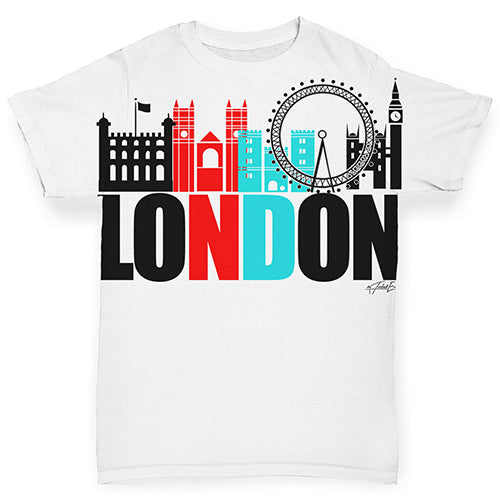London Famous Land Marks Baby Toddler ALL-OVER PRINT Baby T-shirt