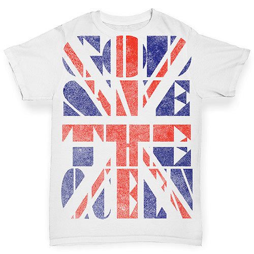Union Jack God Save the Queen Baby Toddler ALL-OVER PRINT Baby T-shirt