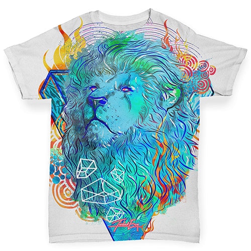 Vintage Lions Head Baby Toddler ALL-OVER PRINT Baby T-shirt