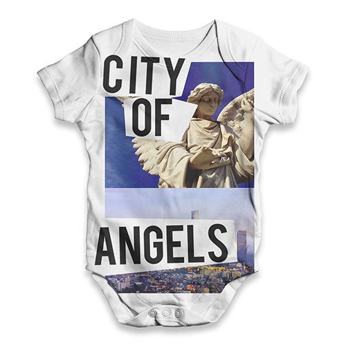 City Of Angels Los Angeles Baby Unisex ALL-OVER PRINT Baby Grow Bodysuit