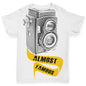 Vintage Camera Almost Famous Baby Toddler ALL-OVER PRINT Baby T-shirt