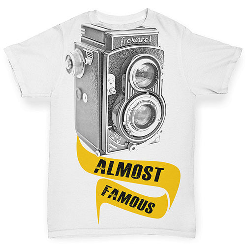 Vintage Camera Almost Famous Baby Toddler ALL-OVER PRINT Baby T-shirt