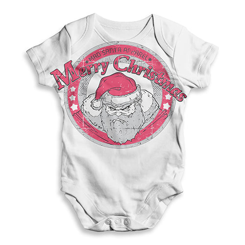 Grumpy Santa Baby Unisex ALL-OVER PRINT Baby Grow Bodysuit