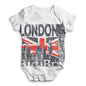 London Big Ben And Union Jack Baby Unisex ALL-OVER PRINT Baby Grow Bodysuit