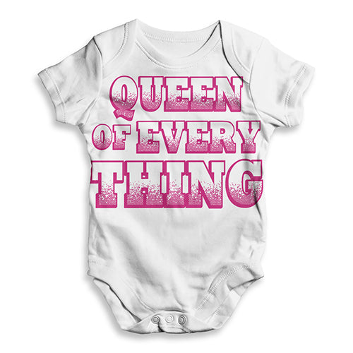 Queen Of Everything Baby Unisex ALL-OVER PRINT Baby Grow Bodysuit