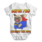 Super Pug Baby Unisex ALL-OVER PRINT Baby Grow Bodysuit