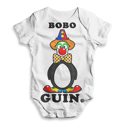 Bobo Clown Guin The Penguin Baby Unisex ALL-OVER PRINT Baby Grow Bodysuit