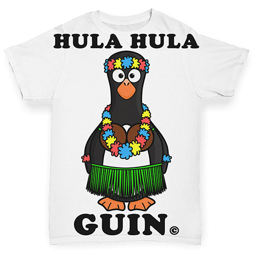Hawaiian Hula Hula Guin The Penguin Baby Toddler ALL-OVER PRINT Baby T-shirt