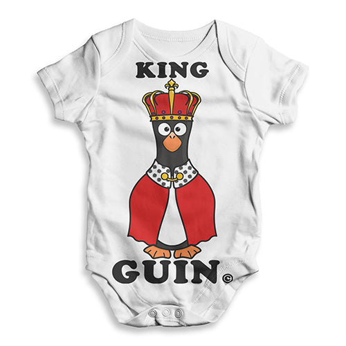 King Guin The Penguin Baby Unisex ALL-OVER PRINT Baby Grow Bodysuit