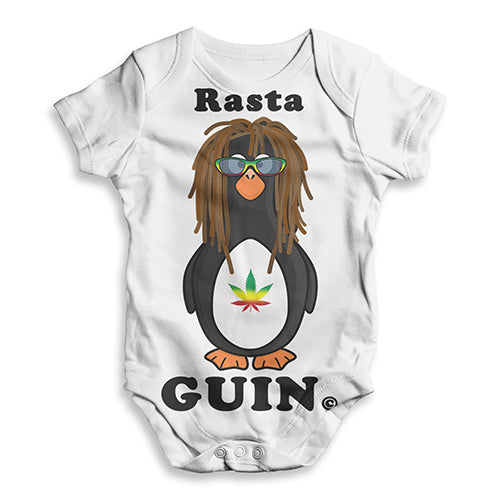 Rasta Guin The Penguin Baby Unisex ALL-OVER PRINT Baby Grow Bodysuit