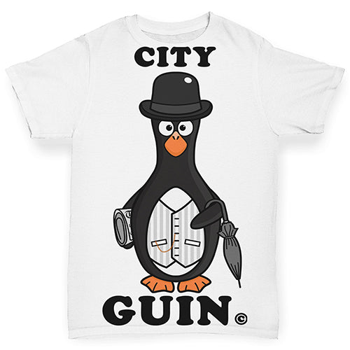 City Guin The Penguin Baby Toddler ALL-OVER PRINT Baby T-shirt