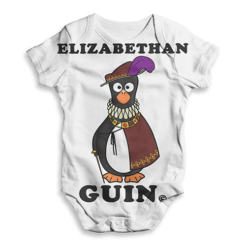 Elizabethan Guin The Penguin Baby Unisex ALL-OVER PRINT Baby Grow Bodysuit
