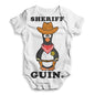 Sheriff Cowboy Guin The Penguin Baby Unisex ALL-OVER PRINT Baby Grow Bodysuit