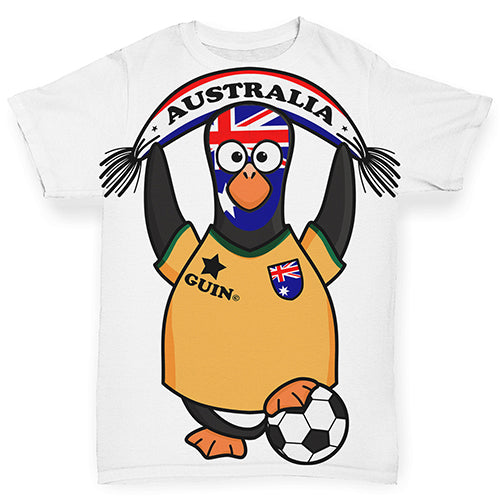 Australia Guin Penguin Soccer Fan Baby Toddler ALL-OVER PRINT Baby T-shirt