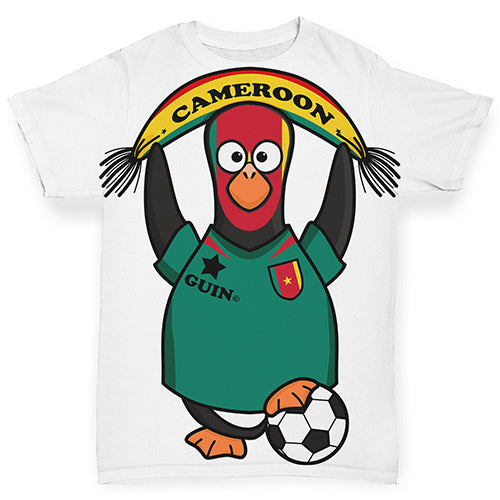 Cameroon Guin Penguin Soccer Fan Baby Toddler ALL-OVER PRINT Baby T-shirt