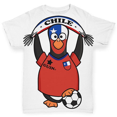 Chile Guin Penguin Soccer Fan Baby Toddler ALL-OVER PRINT Baby T-shirt