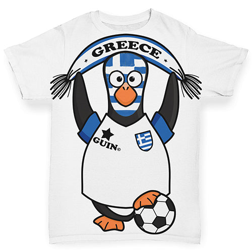 Greece Guin Penguin Soccer Fan Baby Toddler ALL-OVER PRINT Baby T-shirt