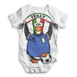 Italy Guin Penguin Soccer Fan Baby Unisex ALL-OVER PRINT Baby Grow Bodysuit