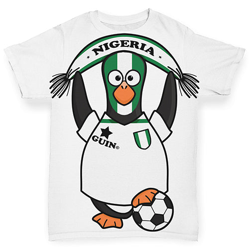 Nigeria Guin Penguin Soccer Fan Baby Toddler ALL-OVER PRINT Baby T-shirt