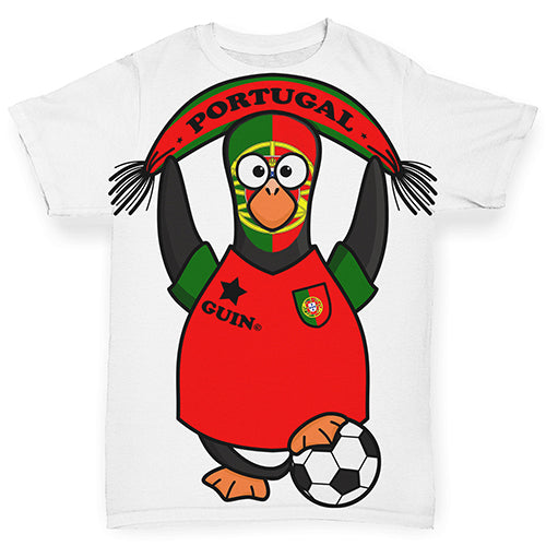 Portugal Guin Penguin Soccer Fan Baby Toddler ALL-OVER PRINT Baby T-shirt