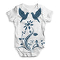 Doves In The Wild Baby Unisex ALL-OVER PRINT Baby Grow Bodysuit