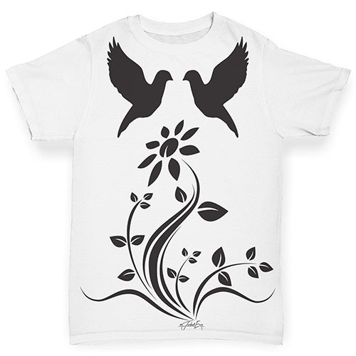 Doves In The Wild Baby Toddler ALL-OVER PRINT Baby T-shirt