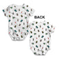 Beetles Species Baby Unisex ALL-OVER PRINT Baby Grow Bodysuit