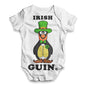 Baby Boy Clothes Irish Leprechaun Guin The Penguin Baby Unisex ALL-OVER PRINT Baby Grow Bodysuit 12-18 Months White