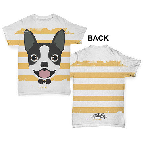 Boston Terrier Baby Toddler ALL-OVER PRINT Baby T-shirt