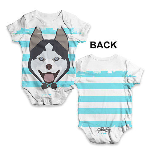 Husky Dog Baby Unisex ALL-OVER PRINT Baby Grow Bodysuit