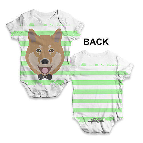 Shiba Inu Baby Unisex ALL-OVER PRINT Baby Grow Bodysuit