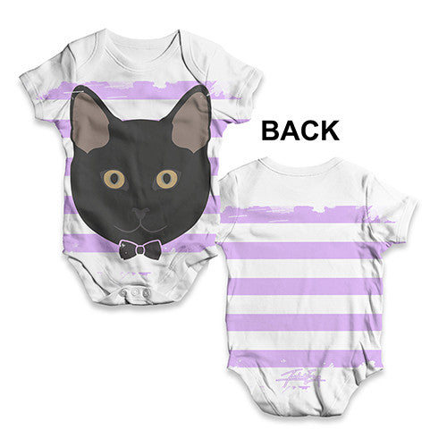 Black Cat Baby Unisex ALL-OVER PRINT Baby Grow Bodysuit