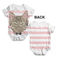 Tabby Cat Baby Unisex ALL-OVER PRINT Baby Grow Bodysuit