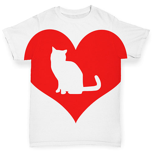 Cat Heart Baby Toddler ALL-OVER PRINT Baby T-shirt
