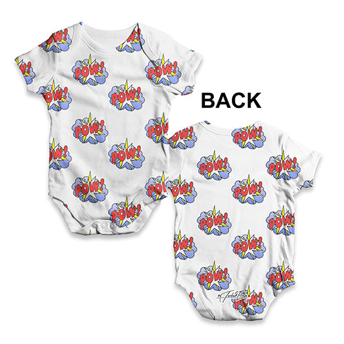 Comic Book Pow! Baby Unisex ALL-OVER PRINT Baby Grow Bodysuit