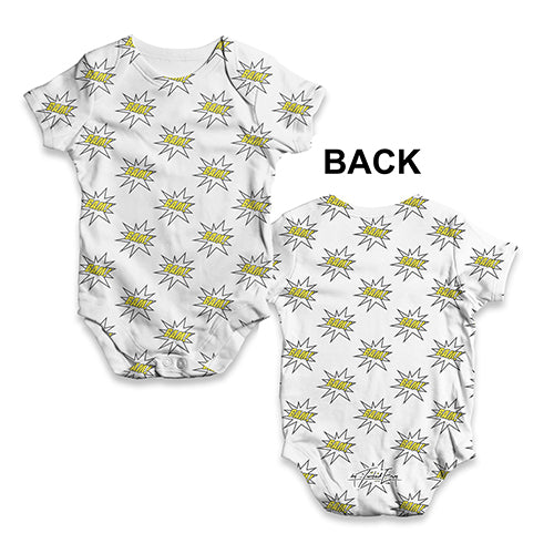 Comic Book Bam! Baby Unisex ALL-OVER PRINT Baby Grow Bodysuit