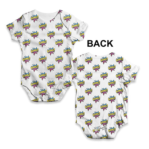 Comic Book Bang! Baby Unisex ALL-OVER PRINT Baby Grow Bodysuit