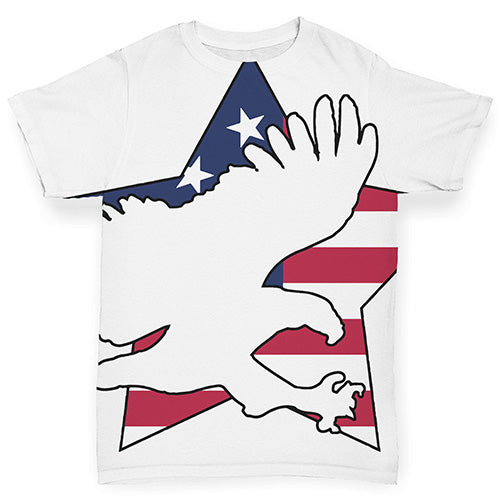 American Star And Eagle Baby Toddler ALL-OVER PRINT Baby T-shirt