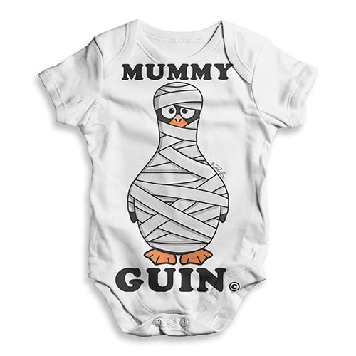 Mummy Guin The Penguin Baby Unisex ALL-OVER PRINT Baby Grow Bodysuit