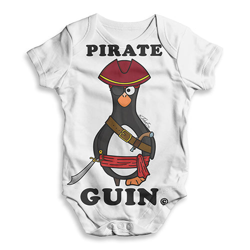 Pirate Guin The Penguin Baby Unisex ALL-OVER PRINT Baby Grow Bodysuit