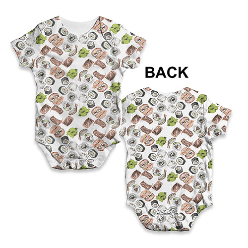 Shushi And Wasabi Baby Unisex ALL-OVER PRINT Baby Grow Bodysuit