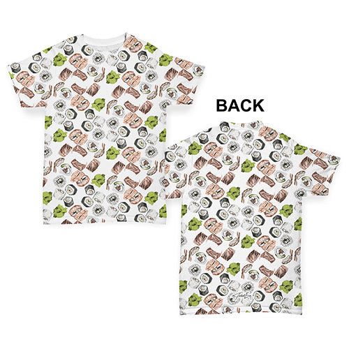 Sushi And Wasabi Baby Toddler ALL-OVER PRINT Baby T-shirt
