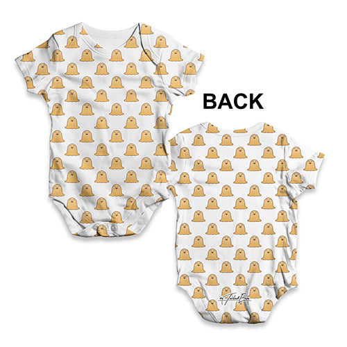 Happy Emoji Blob Baby Unisex ALL-OVER PRINT Baby Grow Bodysuit