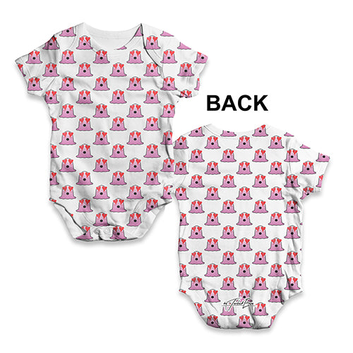 Love Struck Emoji Monster Baby Unisex ALL-OVER PRINT Baby Grow Bodysuit