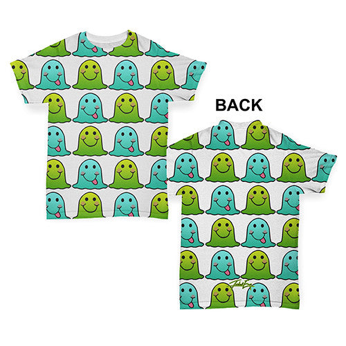 Silly & Happy Blob Monster Baby Toddler ALL-OVER PRINT Baby T-shirt
