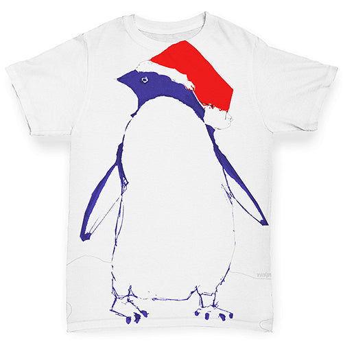 Penguin With Santa Hat Baby Toddler ALL-OVER PRINT Baby T-shirt
