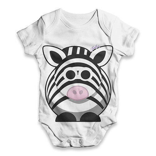 Fat Zebra Baby Unisex ALL-OVER PRINT Baby Grow Bodysuit