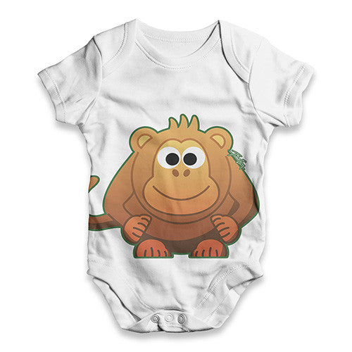 Fat Monkey Baby Unisex ALL-OVER PRINT Baby Grow Bodysuit
